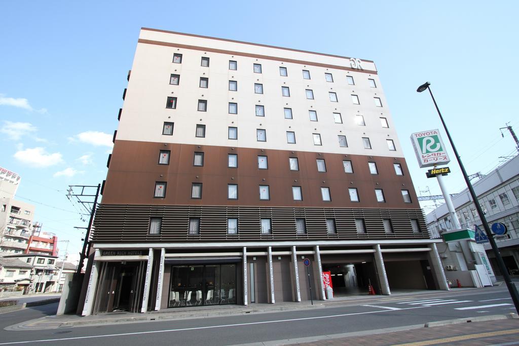 Green Rich Hotel Hiroshima Shinkansenguchi Exterior foto