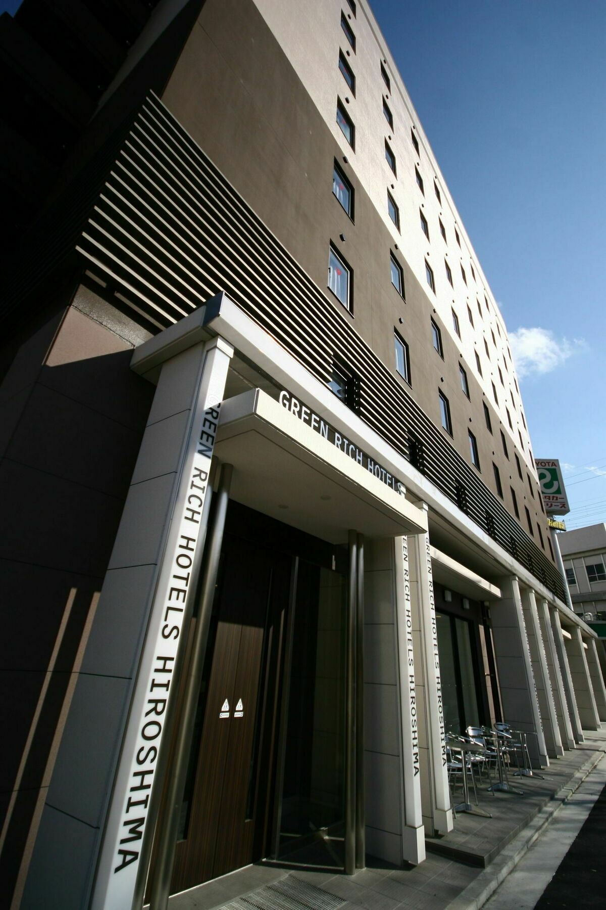 Green Rich Hotel Hiroshima Shinkansenguchi Exterior foto